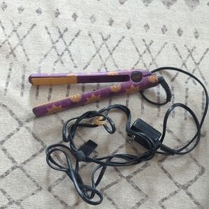 CHI Purple and Gold Ceramic Hair Straightener - CHI